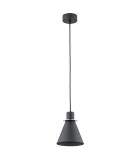 Beverly Dome Pendant Ceiling Light Black Structure Chrome Elements-2