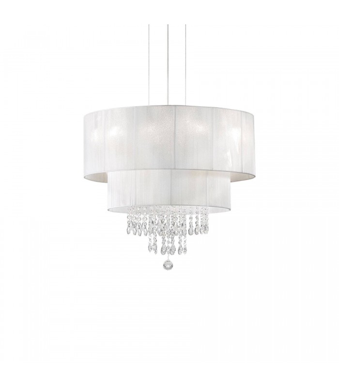 4 Light Ceiling Pendant White - 1
