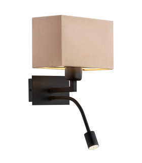 Bill Reading Wall Light Beige Black Matt 3000K-1