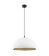 Bonita Dome Pendant Ceiling Light White Gold Inside-2