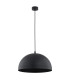 Bonita Dome Pendant Ceiling Light Black Gold Inside-2