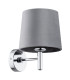 Bolzano Plus Wall Lamp With Shade Cream Chrome-2