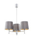 Bolzano Plus Multi Arm Pendant Ceiling 3 Light Cream Chrome-1