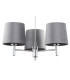 Bolzano Plus Multi Arm Pendant Ceiling 3 Light Cream Chrome-3