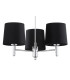 Bolzano Plus Multi Arm Pendant Ceiling 3 Light Dark Grey Chrome-3