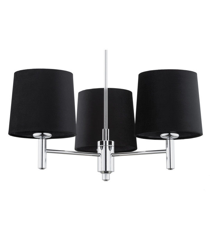Bolzano Plus Multi Arm Pendant Ceiling 3 Light Dark Grey Chrome-3