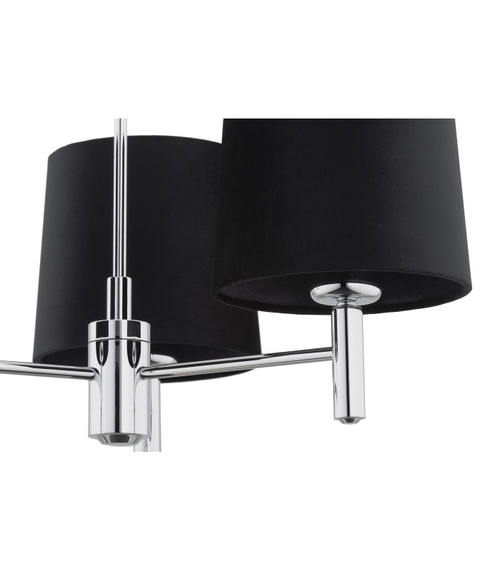 Bolzano Plus Multi Arm Pendant Ceiling 3 Light Dark Grey Chrome-4