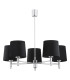 Bolzano Plus Multi Arm Pendant Ceiling 5 Light Dark Grey Chrome-2