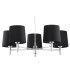 Bolzano Plus Multi Arm Pendant Ceiling 5 Light Dark Grey Chrome-3