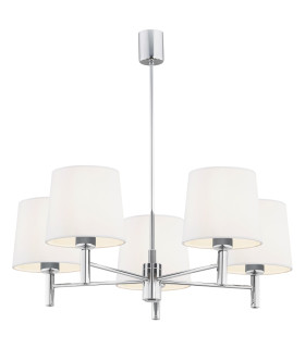 Bolzano Plus Multi Arm Pendant Ceiling 5 Light Black Chrome-1
