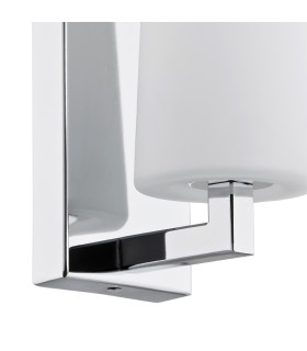 Camelot Wall Lamp With Shade Chrome Base Glass Opal Matt-2