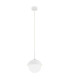 Cappello Globe Pendant Ceiling Light Opal Matt Cream White-1