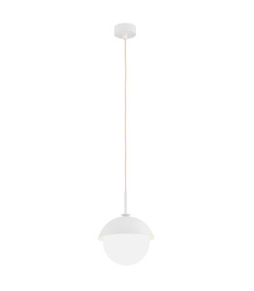 Cappello Globe Pendant Ceiling Light Opal Matt Cream White-1