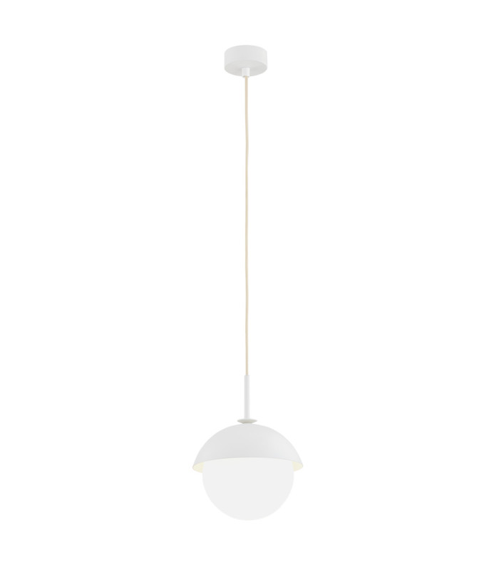 Cappello Globe Pendant Ceiling Light Opal Matt Cream White-1