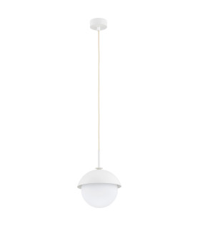 Cappello Globe Pendant Ceiling Light Opal Matt Cream White-2