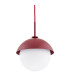 Cappello Globe Pendant Ceiling Light Opal Matt Red-3