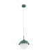 Cappello Globe Pendant Ceiling Light Opal Matt Green-2