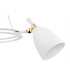 Charlotte Multi Arm Pendant Ceiling 3 Light White Structure Brass Elements-4