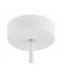 Charlotte Multi Arm Pendant Ceiling 5 Light White Structure Brass Elements-6