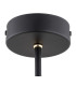Charlotte Multi Arm Pendant Ceiling 3 Light Black Structure Brass Elements-5