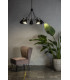 Charlotte Multi Arm Pendant Ceiling 5 Light Black Structure Brass Elements-2