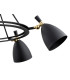 Charlotte Multi Arm Pendant Ceiling 5 Light Black Structure Brass Elements-6