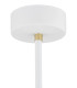 Charlotte Single Spotlight White Structure Brass Elements-5