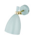 Charlotte Dome Wall Lamp Blue Matt Brass Elements-3