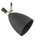 Charlotte Single Spotlight Black Structure Brass Elements-3