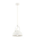 Dakota Dome Pendant Ceiling Light Cream White-2