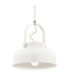 Dakota Dome Pendant Ceiling Light Cream White-3