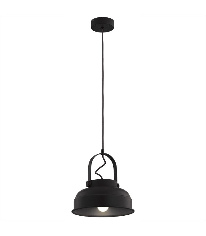 Dakota Dome Pendant Ceiling Light Black-1