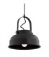 Dakota Dome Pendant Ceiling Light Black-3