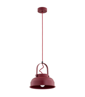 Dakota Dome Pendant Ceiling Light Red-2