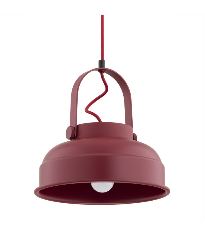 Dakota Dome Pendant Ceiling Light Red-3