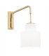 Diuna Dome Wall Lamp Opal Gold-1