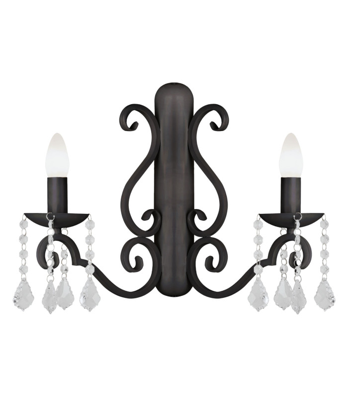 Diadema Candle Wall Lamp Black-1