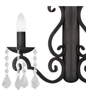 Diadema Candle Wall Lamp Black-2