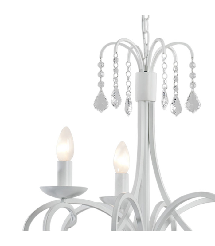 Diadema Multi Arm Pendant Ceiling 3 Light White-2