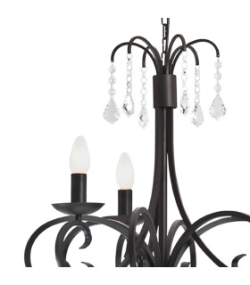 Diadema Multi Arm Pendant Ceiling 3 Light Black-2