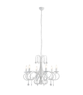 Diadema Multi Arm Chandelier White-1