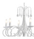 Diadema Multi Arm Chandelier White-2