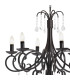 Diadema Multi Arm Chandelier Black-2