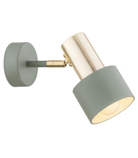 Doria Single Spotlight Siege Structure Brass Elements-1