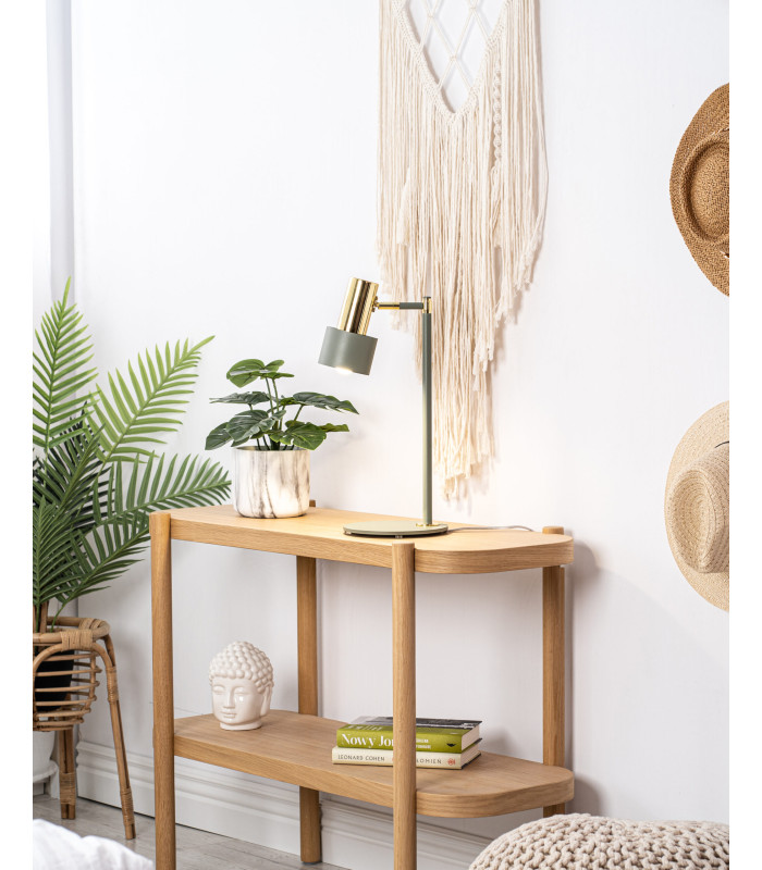 Doria Desk Task Lamp Siege Structure Brass Elements-2
