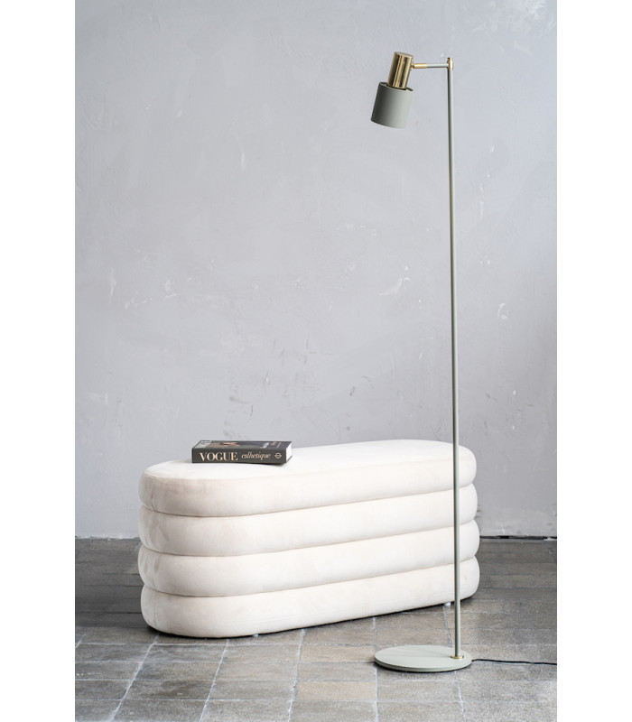 Doria Task Floor Lamp Siege Structure Brass Elements-2