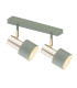 Doria Twin Ceiling Spotlight Siege Structure Brass Elements-1