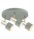 Doria Ceiling Spotlight Clusters Siege Structure Brass Elements-1