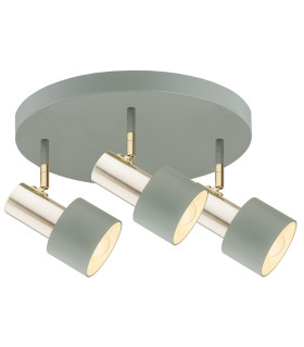 Doria Ceiling Spotlight Clusters Siege Structure Brass Elements-1