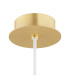 Evans Globe Pendant Ceiling Light Opal Matt Brushed Brass (Horizontaly Fluted Glass)-5